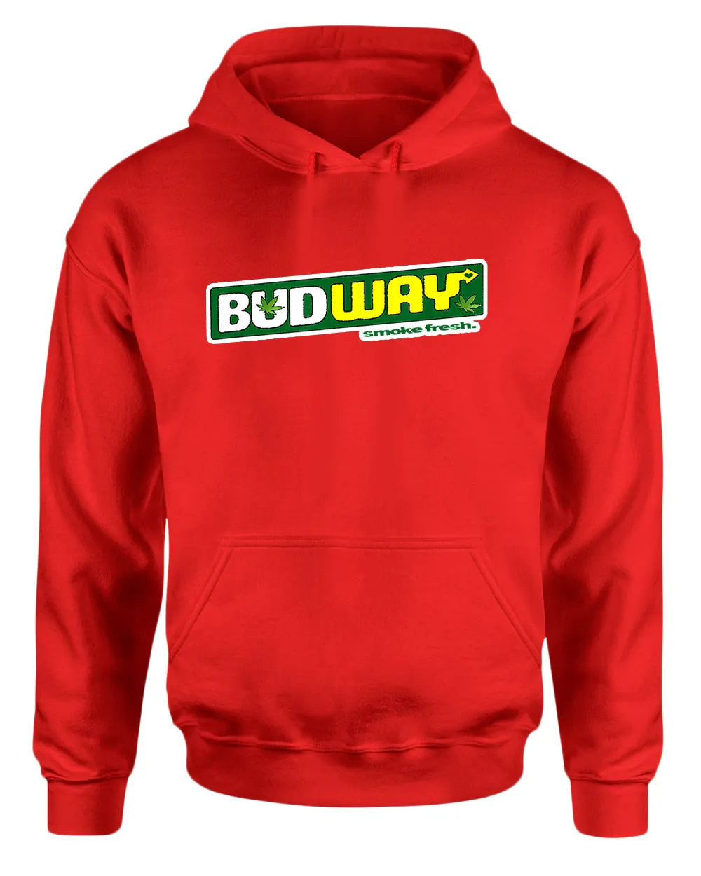Bud way hoodie, smoke fresh hoodie