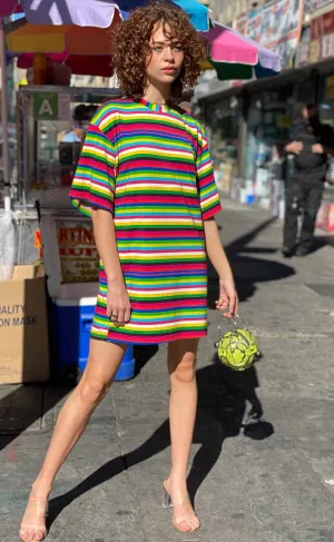 Cabo Stripe T-Shirt Dress