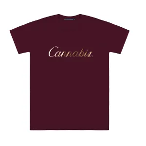CANNABIS GOLD FOIL TEE
