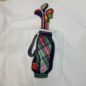 Charter Club Christmas Gold Polo
