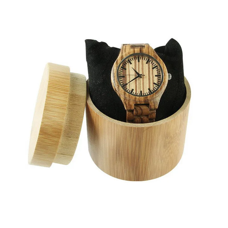 Colorful Strap Women's Wooden Watch