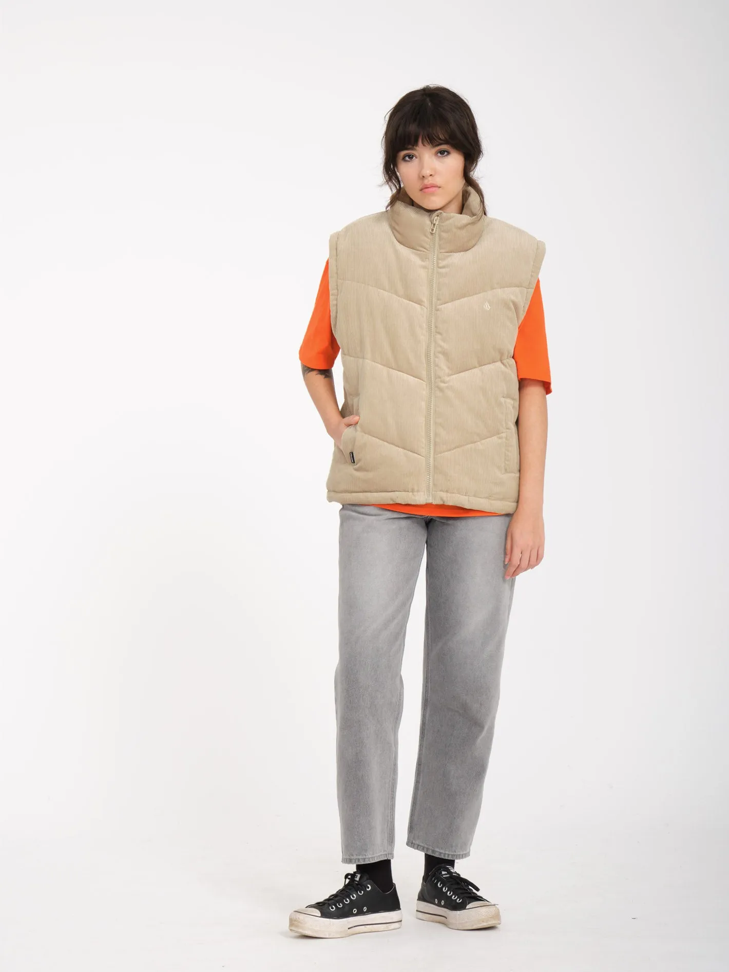 Cord'N Puff Jacket - KHAKI