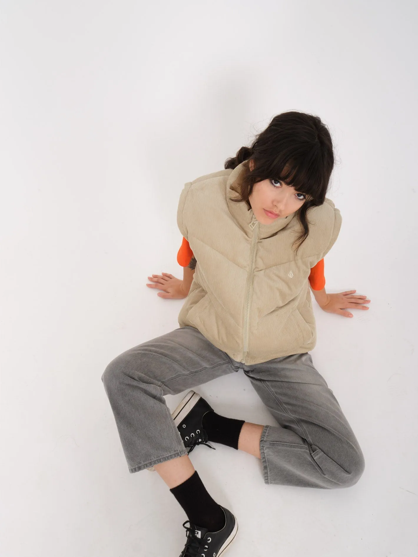 Cord'N Puff Jacket - KHAKI