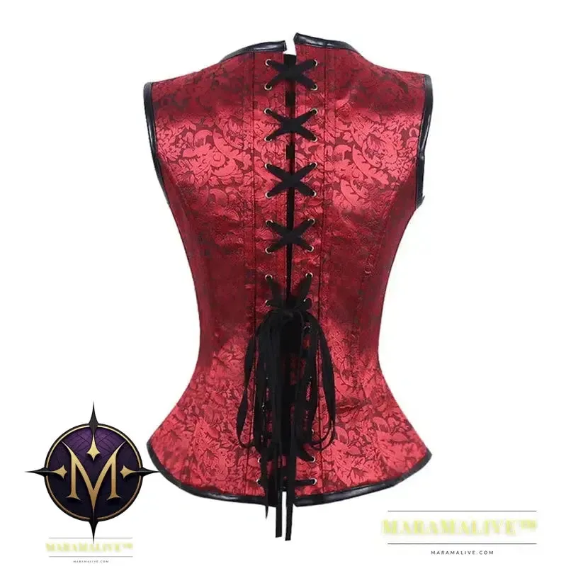 Corset Steampunk Corsets and Bustiers Slimming Gothic Corsage Corselet Corsets Sexy Black Strap Corset Steel Boning Bustier