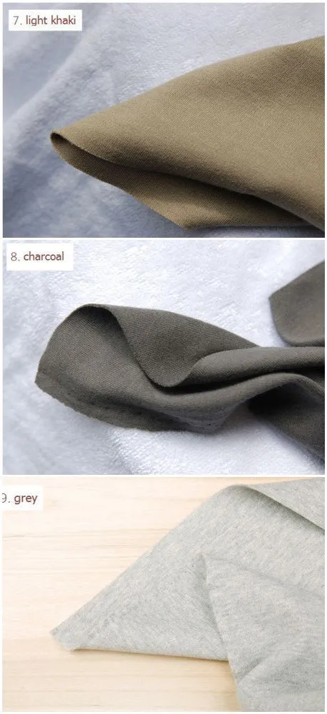 Cotton Interlock Knit in 16 Solid Colors per Yard 25526