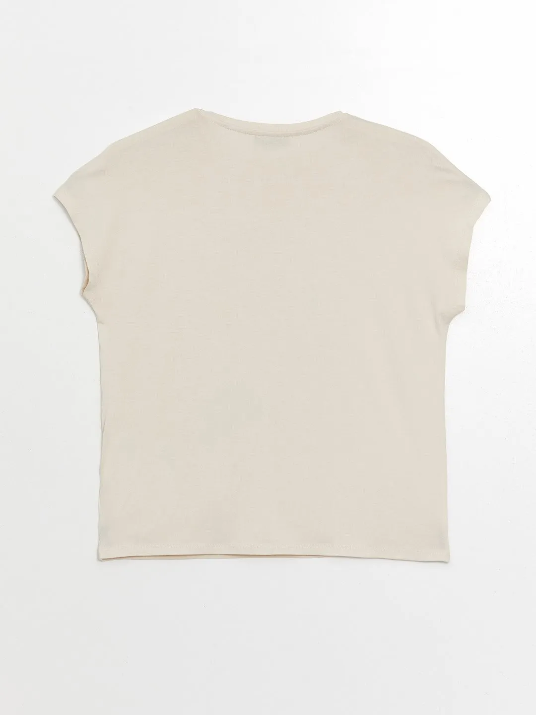 Crew Neck Printed Short Sleeve Women's T-Shirt