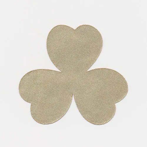 Cut Flower - Three Petals (Satin) #162 Cream Khaki