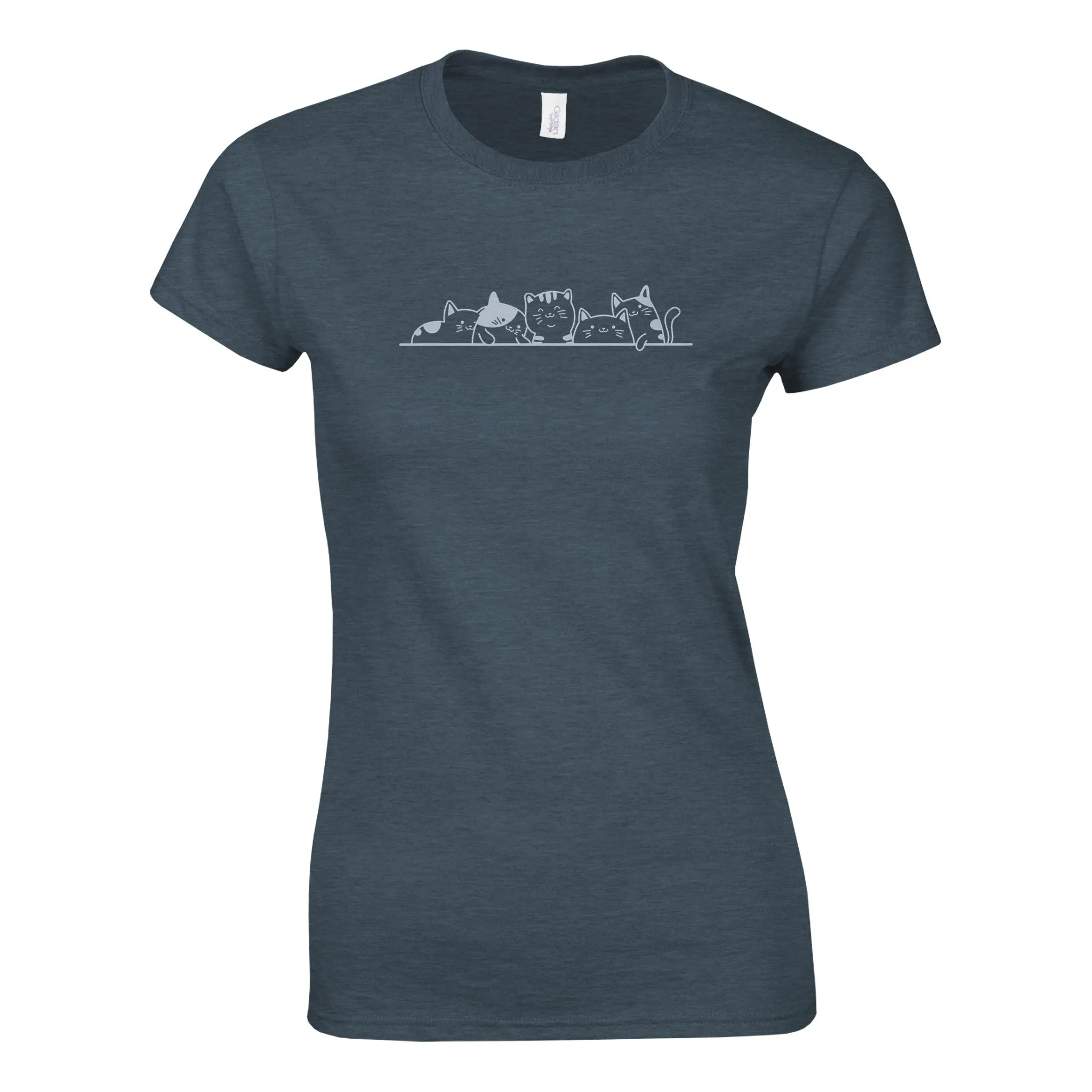 Cute Kitty Cats Graphic Women's T-Shirt