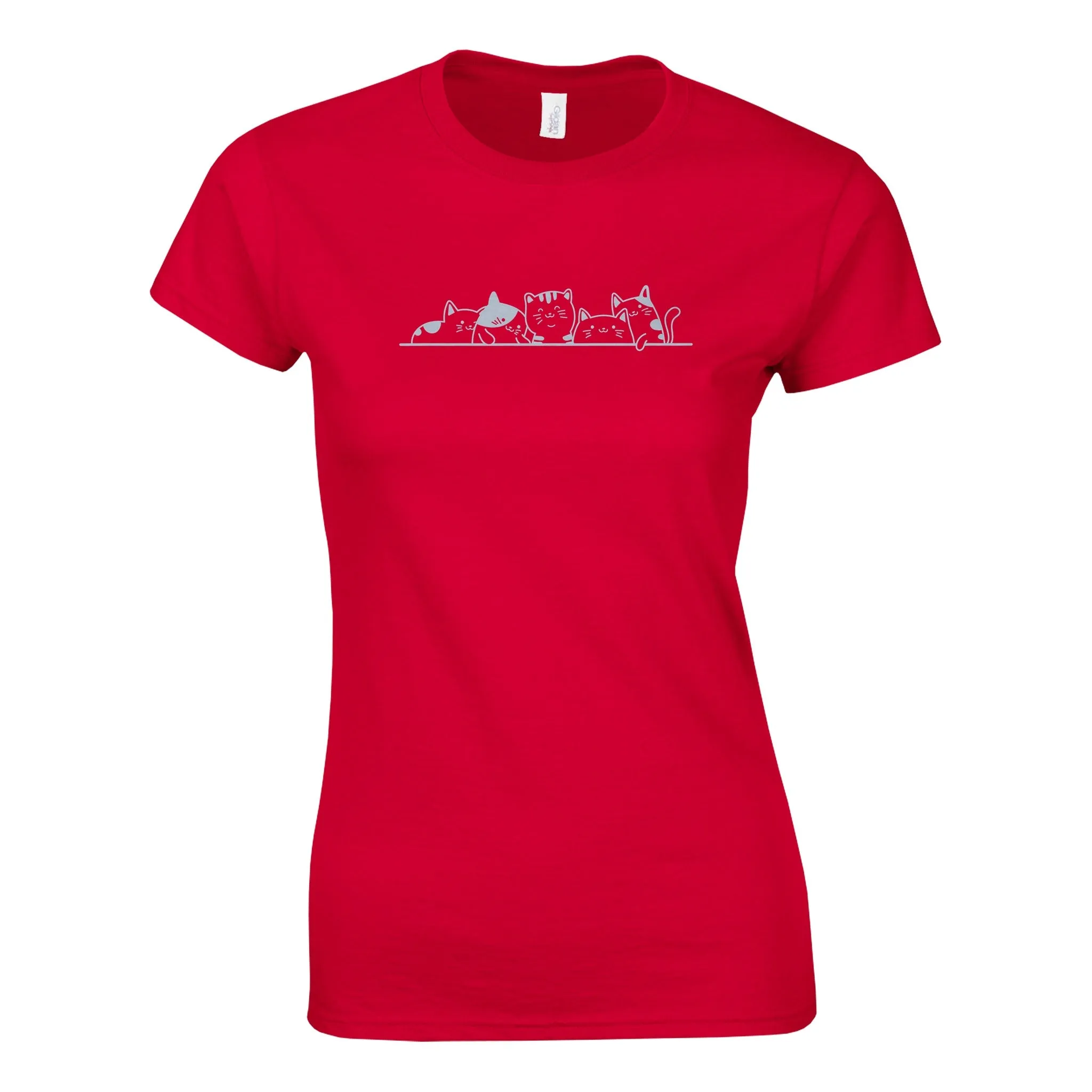 Cute Kitty Cats Graphic Women's T-Shirt