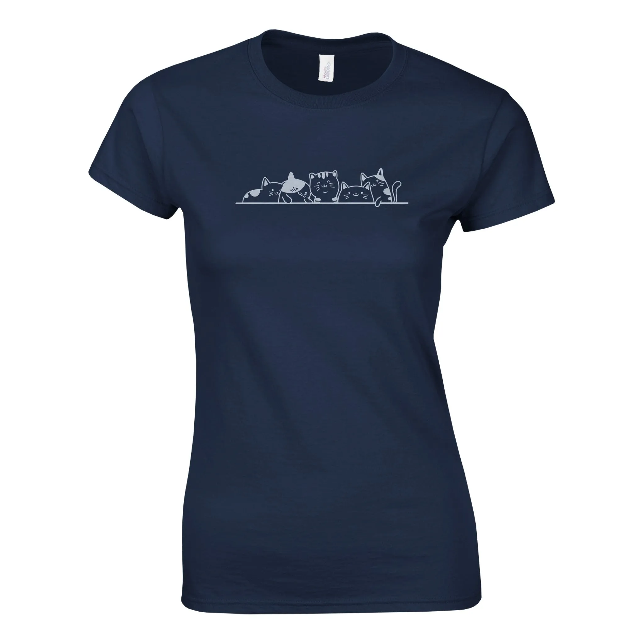 Cute Kitty Cats Graphic Women's T-Shirt