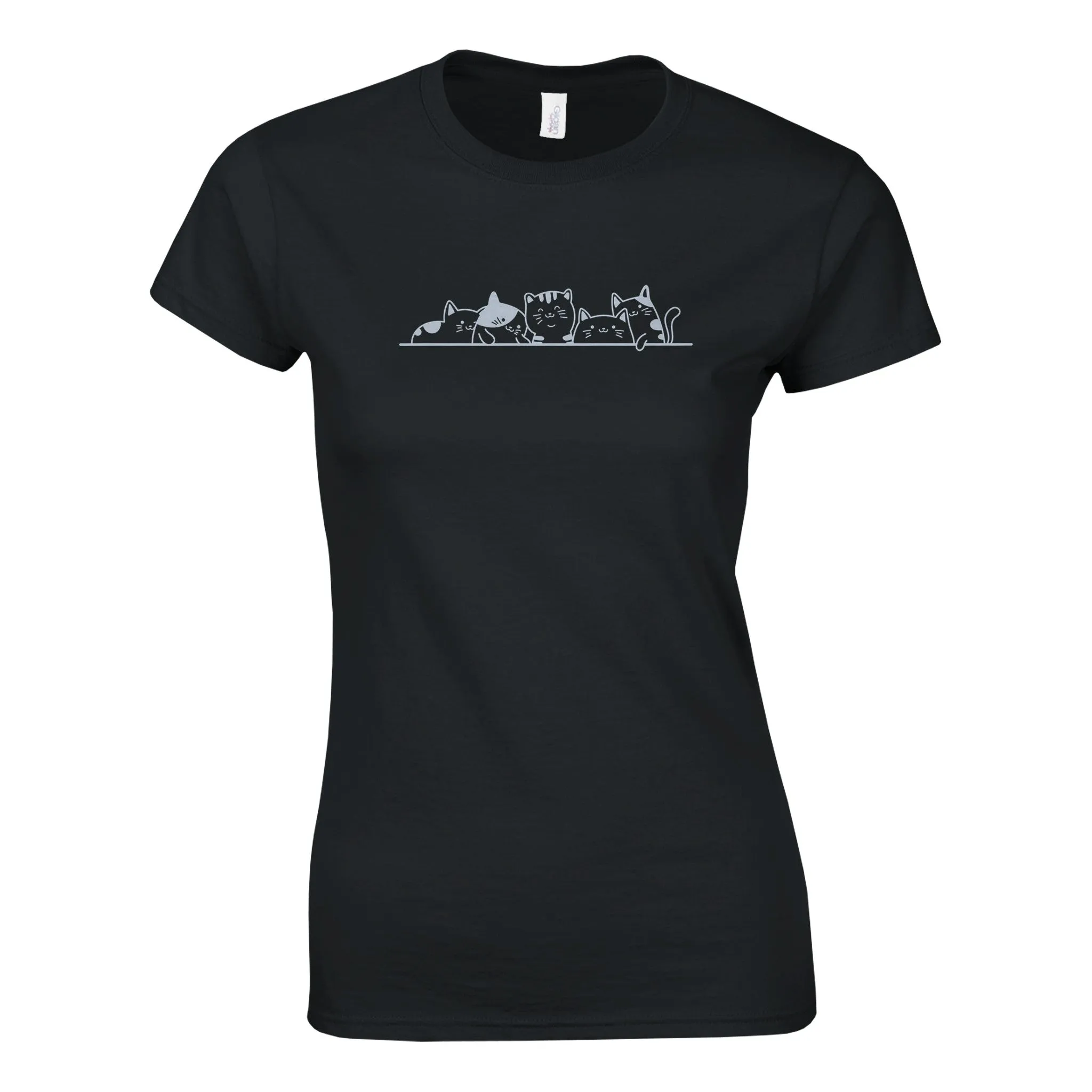 Cute Kitty Cats Graphic Women's T-Shirt