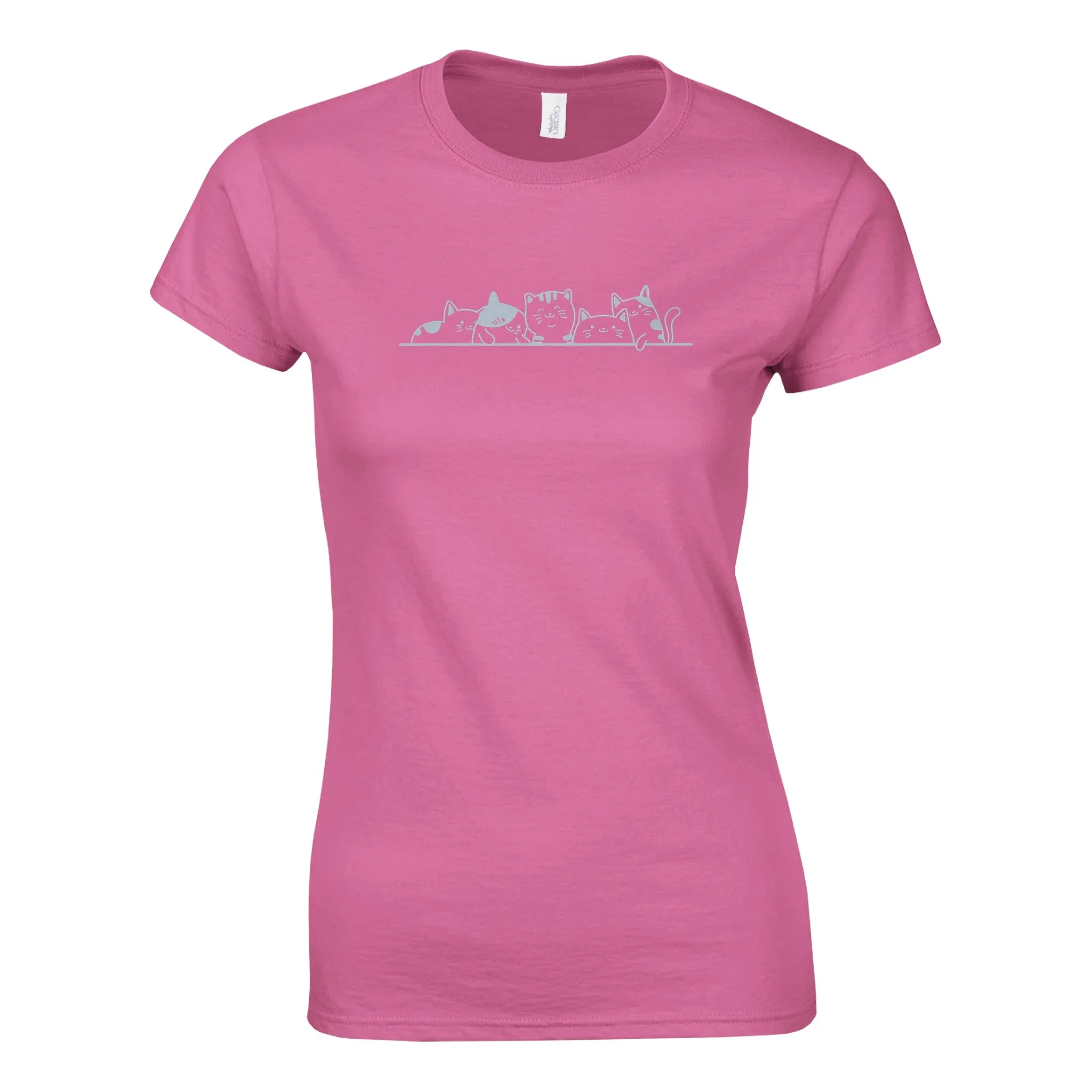 Cute Kitty Cats Graphic Women's T-Shirt