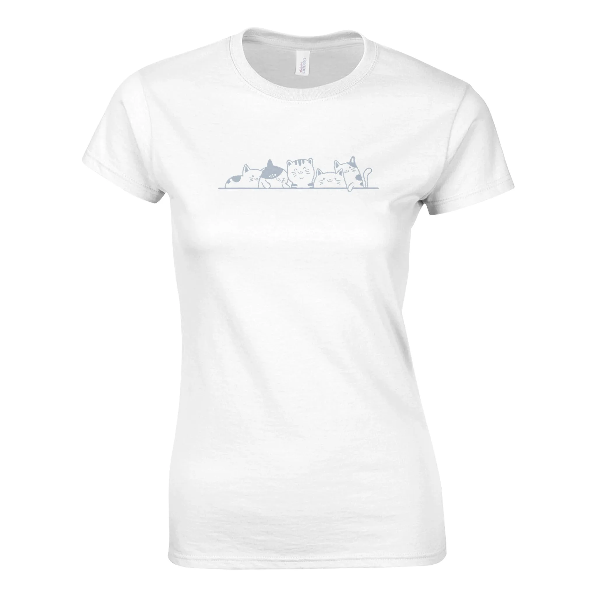 Cute Kitty Cats Graphic Women's T-Shirt
