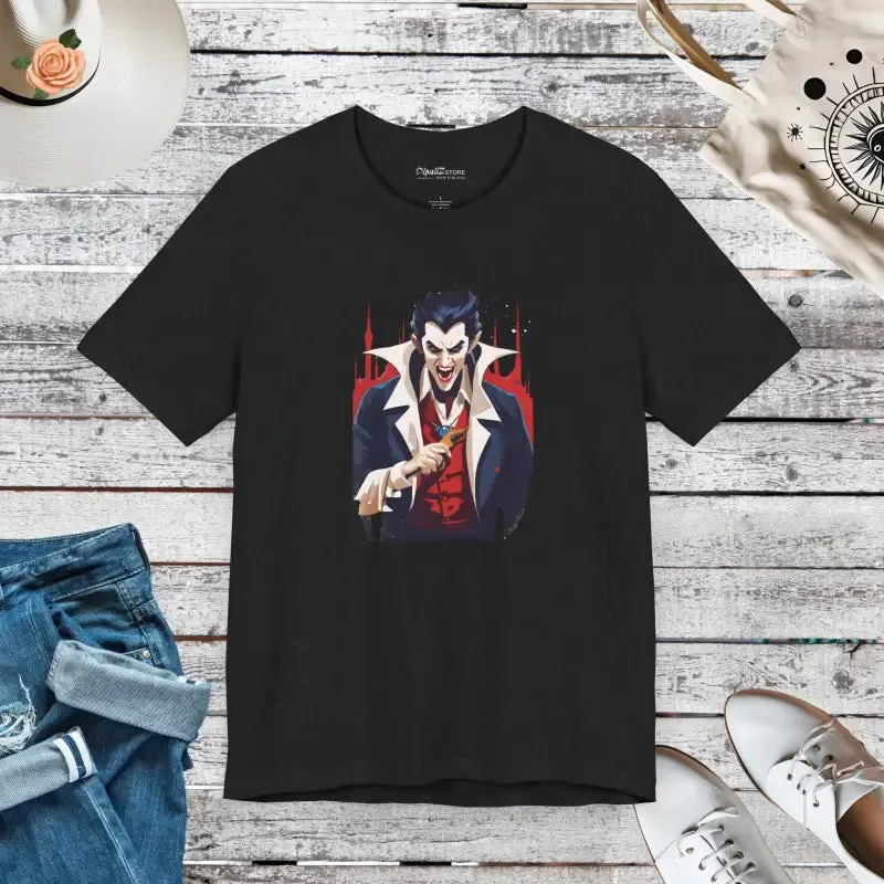 Dracula Unisex Jersey Short Sleeve Tee for Halloween