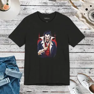 Dracula Unisex Jersey Short Sleeve Tee for Halloween