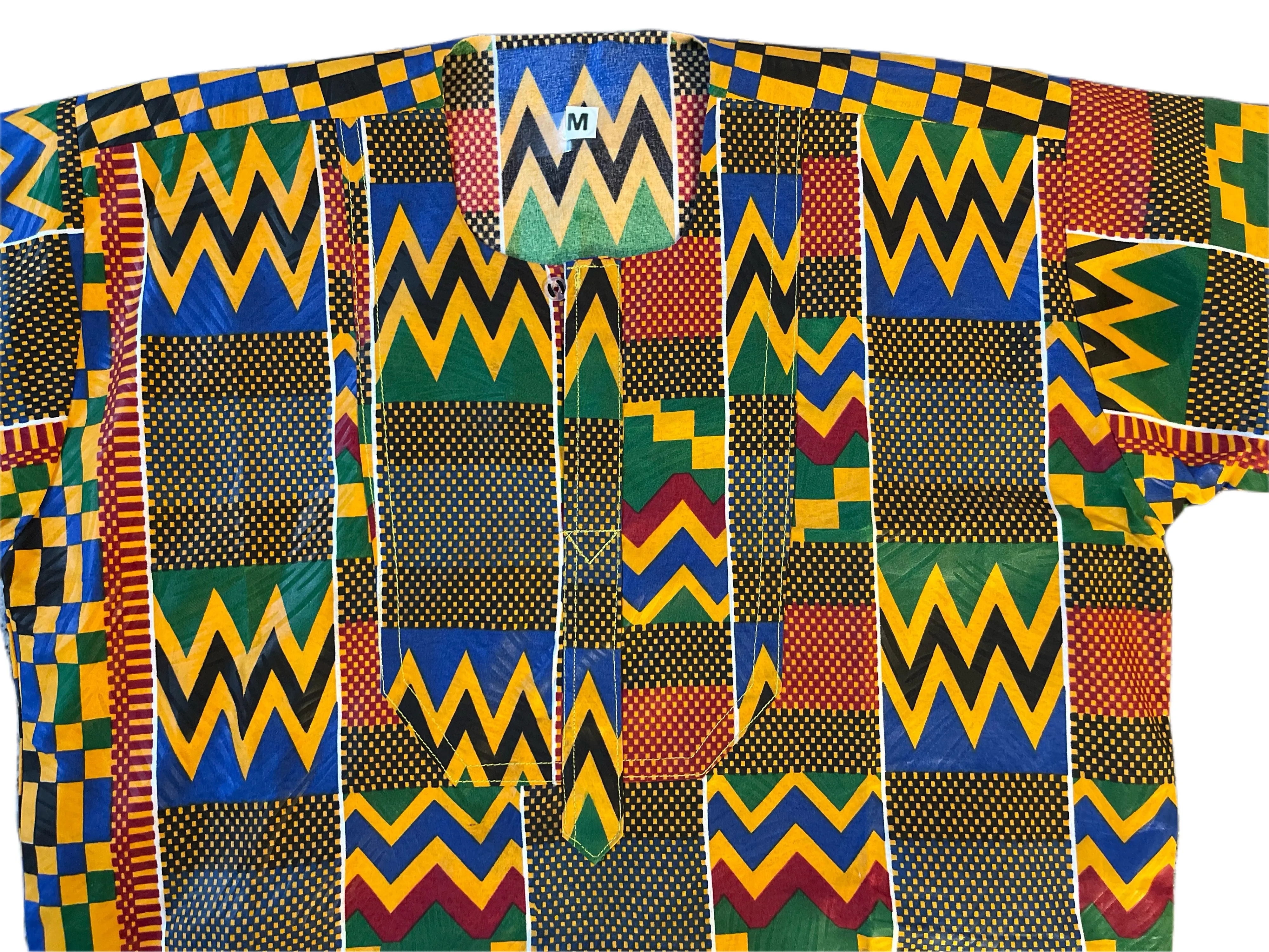 Duku Unisex kente shirt for royalty