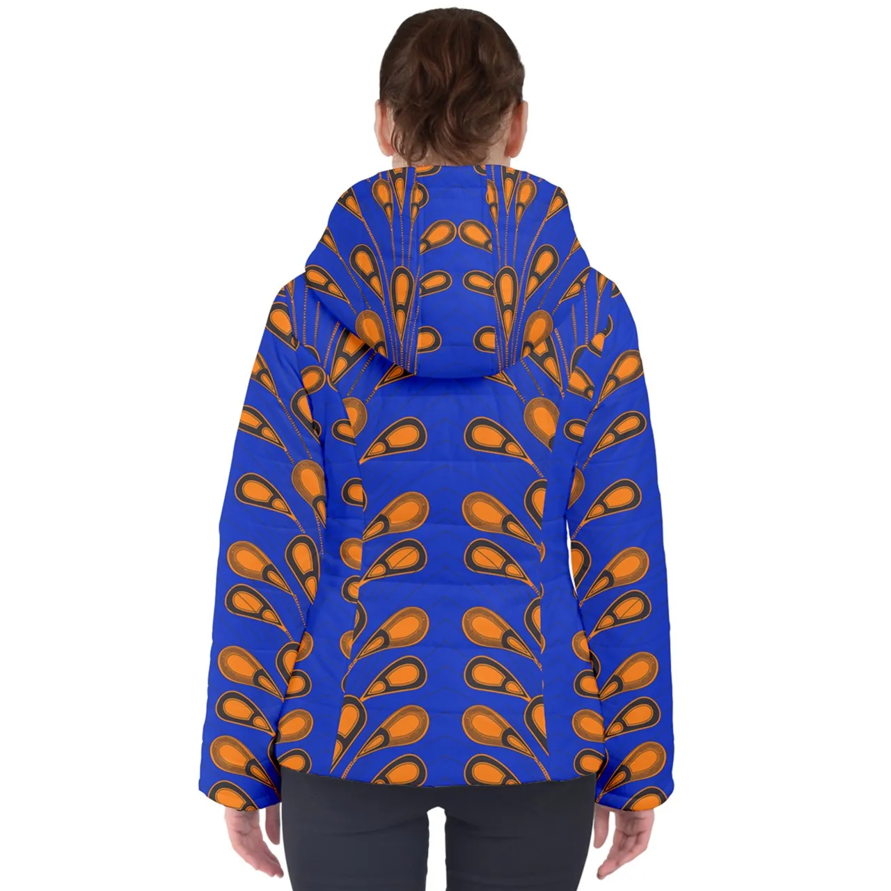 Electric Bulb Women's Hooded Puffer Jacket