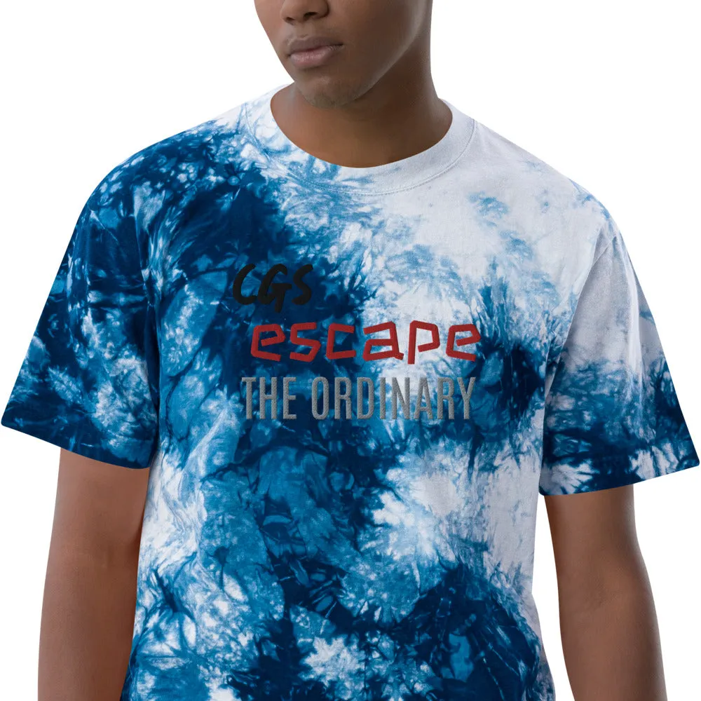 Escape The Ordinary Oversized tie-dye t-shirt