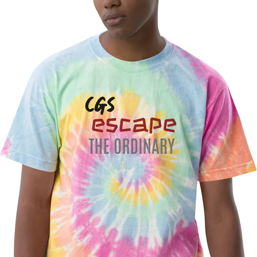 Escape The Ordinary Oversized tie-dye t-shirt