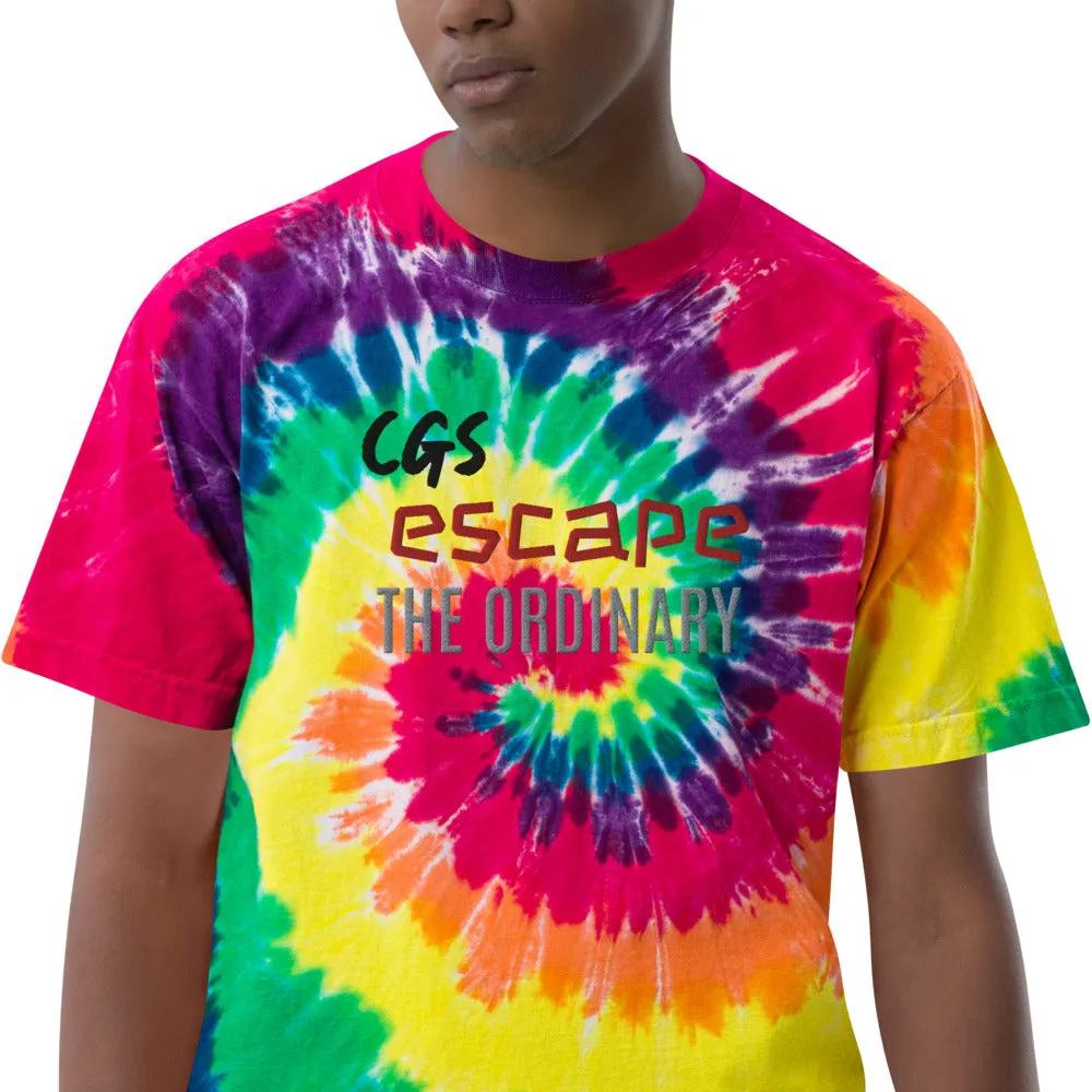 Escape The Ordinary Oversized tie-dye t-shirt