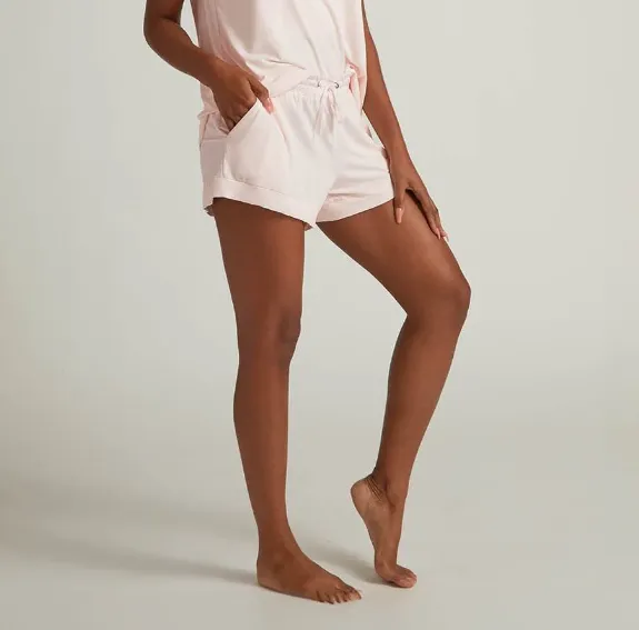 Faceplant Dreams Pajama Shorts - Pink