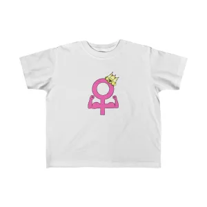 Female power kid's 2-6 years fine jersey tee