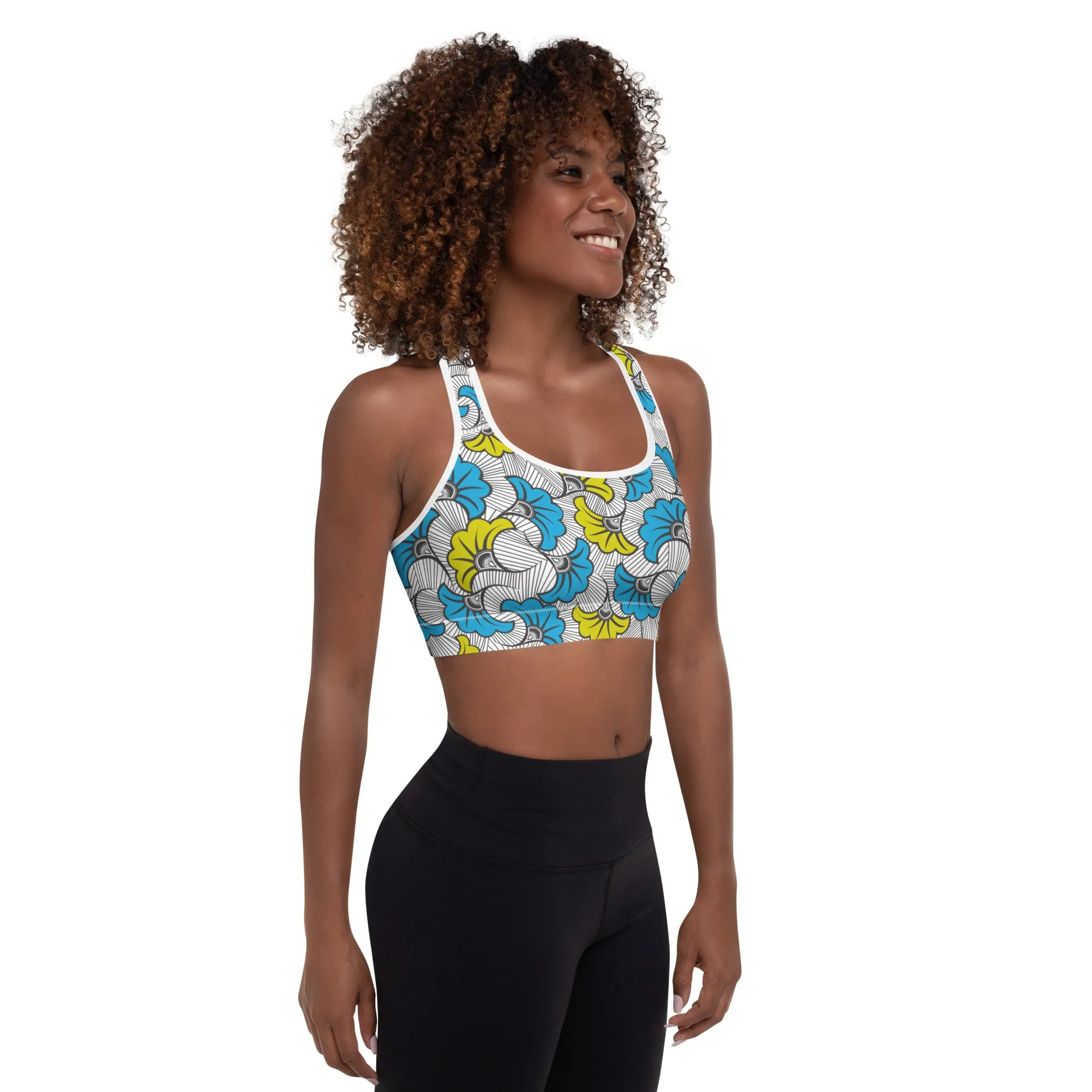 Fleurs de Mariage Padded Sports Bra