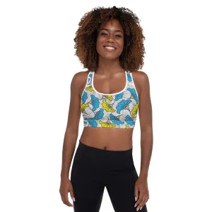 Fleurs de Mariage Padded Sports Bra
