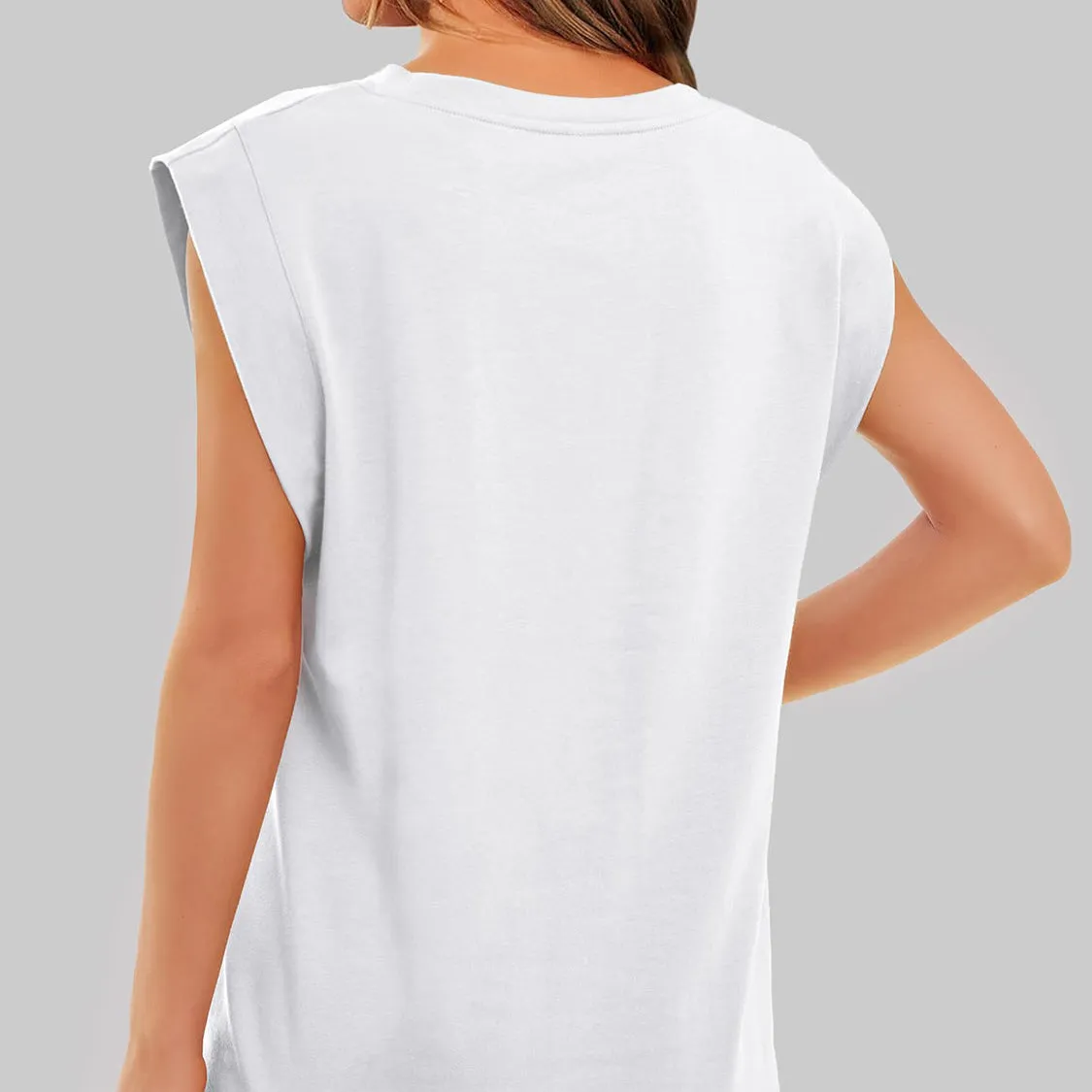 Florira Round Neck Cap Sleeve T-Shirt