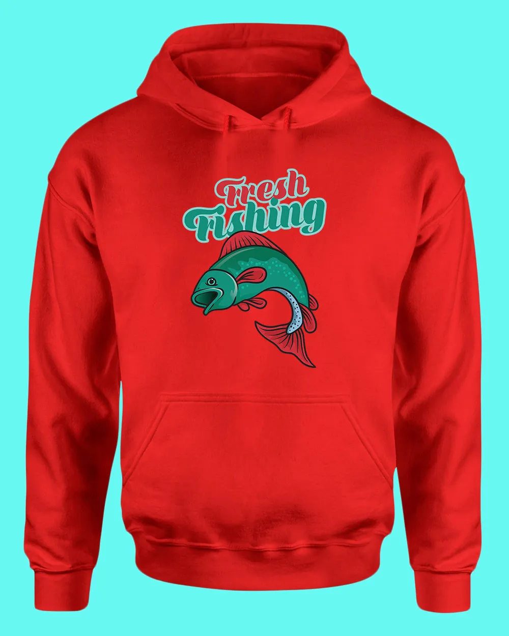 Fresh fishing hoodie, fisherman hoodie