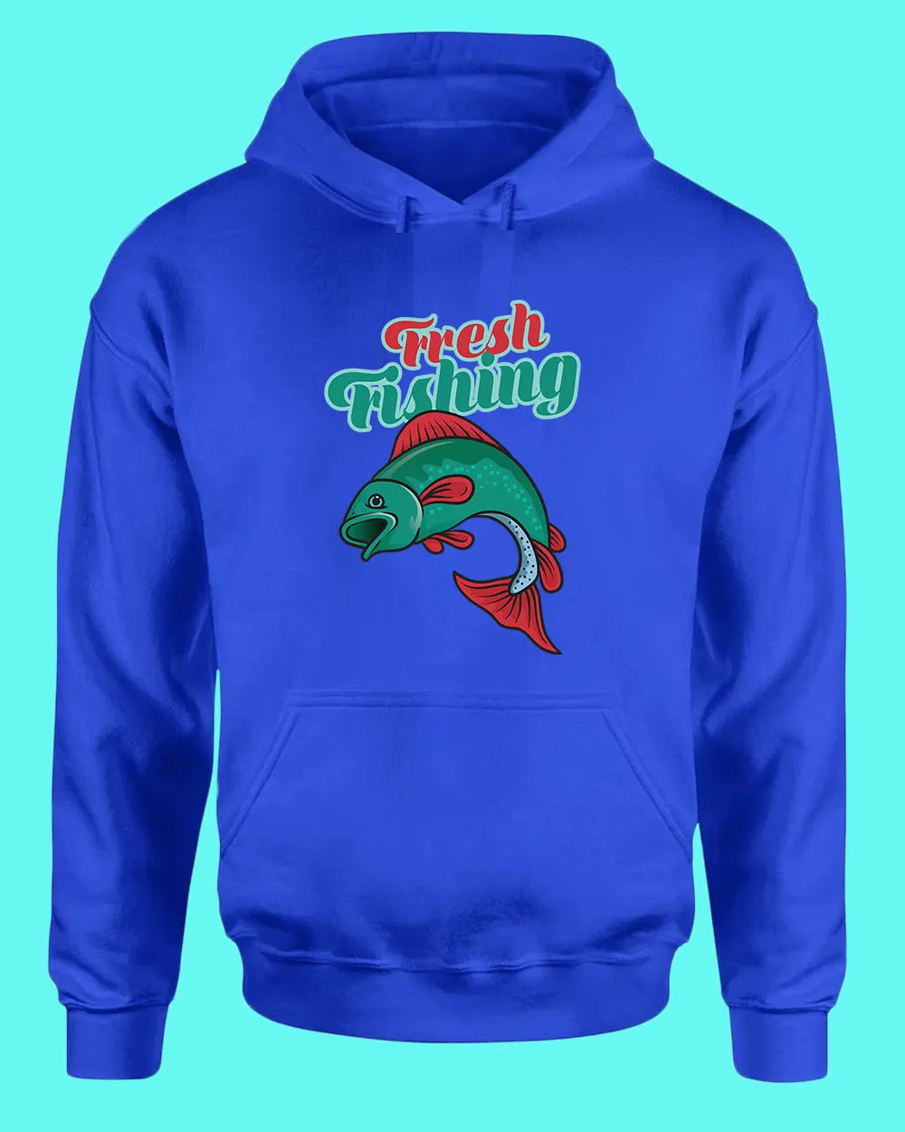 Fresh fishing hoodie, fisherman hoodie
