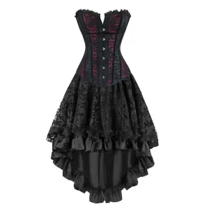 Funki Buys | Dresses | Women's Victorian Corset Bustier Dress