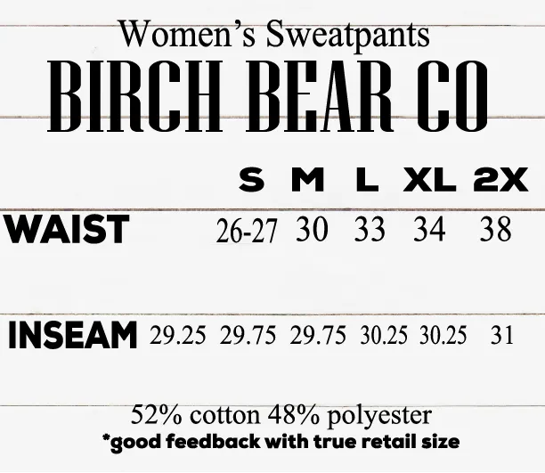 Gold Mama Bear Sweatpants | Graphic Women's Soft Washed Sweatpants