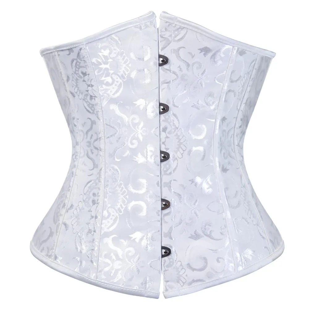 Gothic Underbust Corset And Waist Cincher Bustiers Top Workout Shape Body Belt Plus Size Lingerie S-6xl