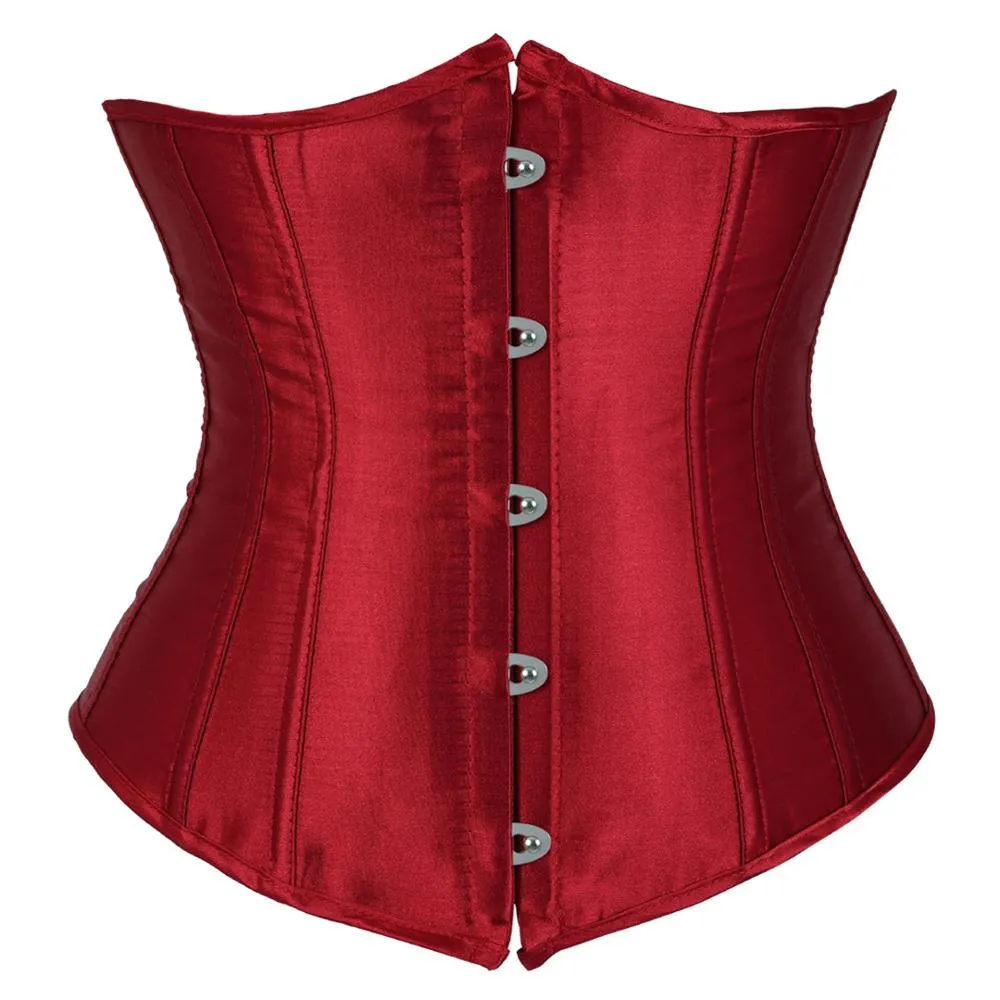 Gothic Underbust Corset And Waist Cincher Bustiers Top Workout Shape Body Belt Plus Size Lingerie S-6xl
