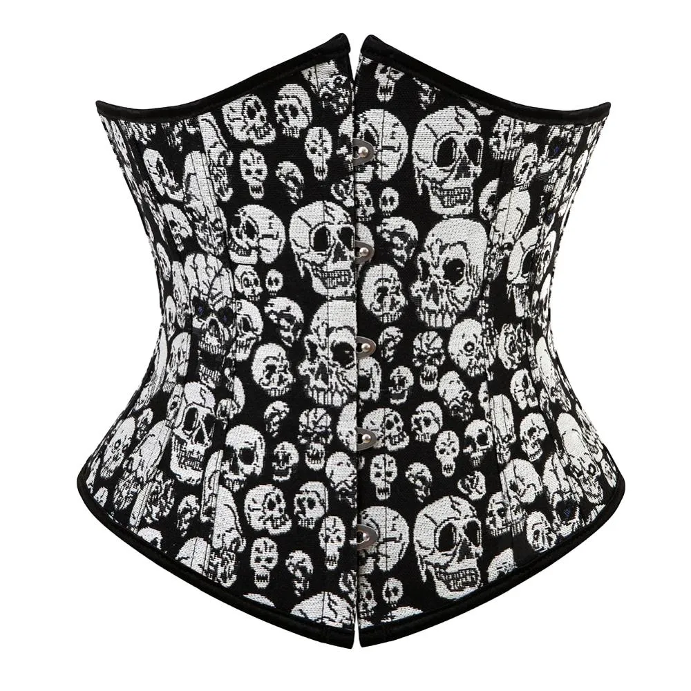 Gothic Underbust Corset And Waist Cincher Bustiers Top Workout Shape Body Belt Plus Size Lingerie S-6xl