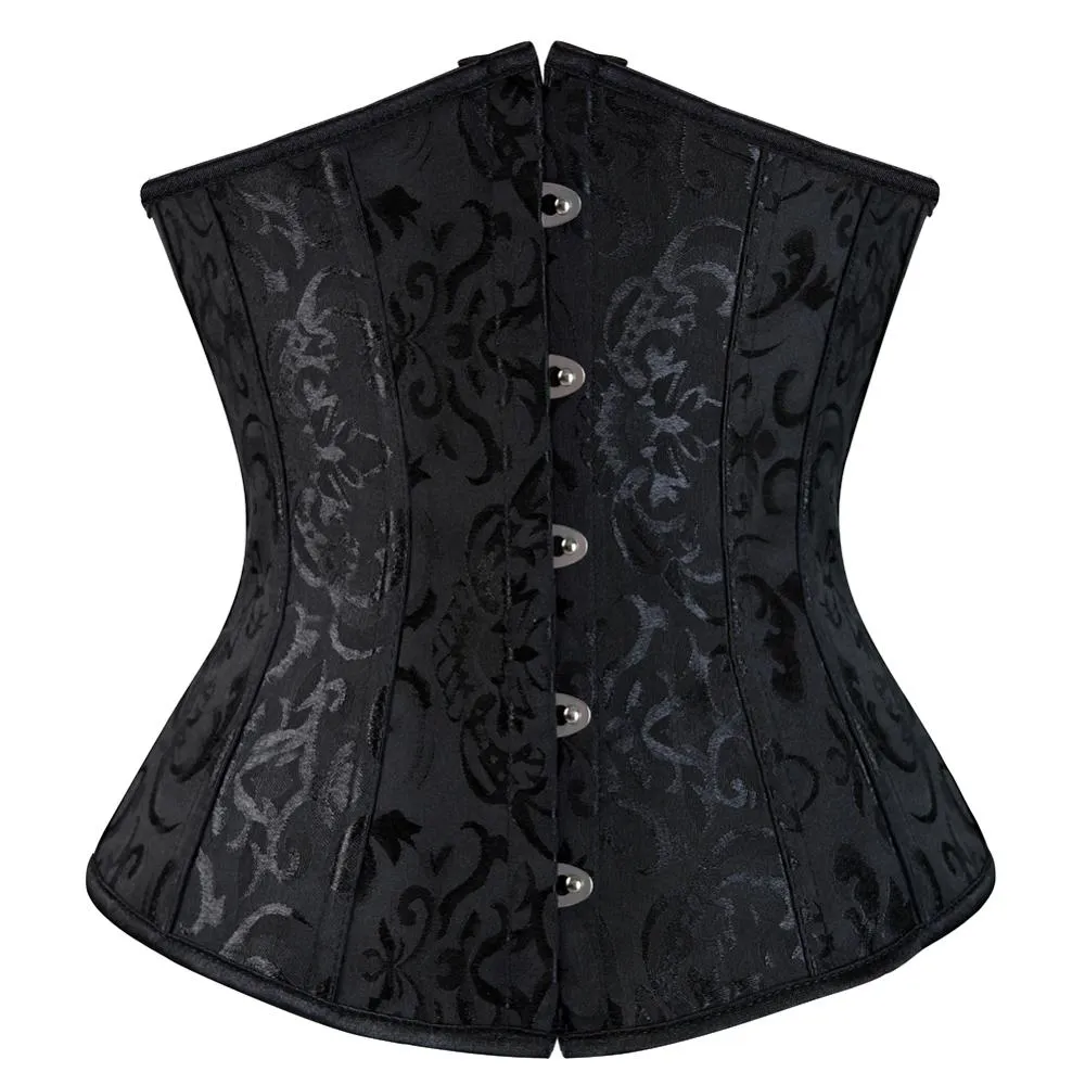 Gothic Underbust Corset And Waist Cincher Bustiers Top Workout Shape Body Belt Plus Size Lingerie S-6xl