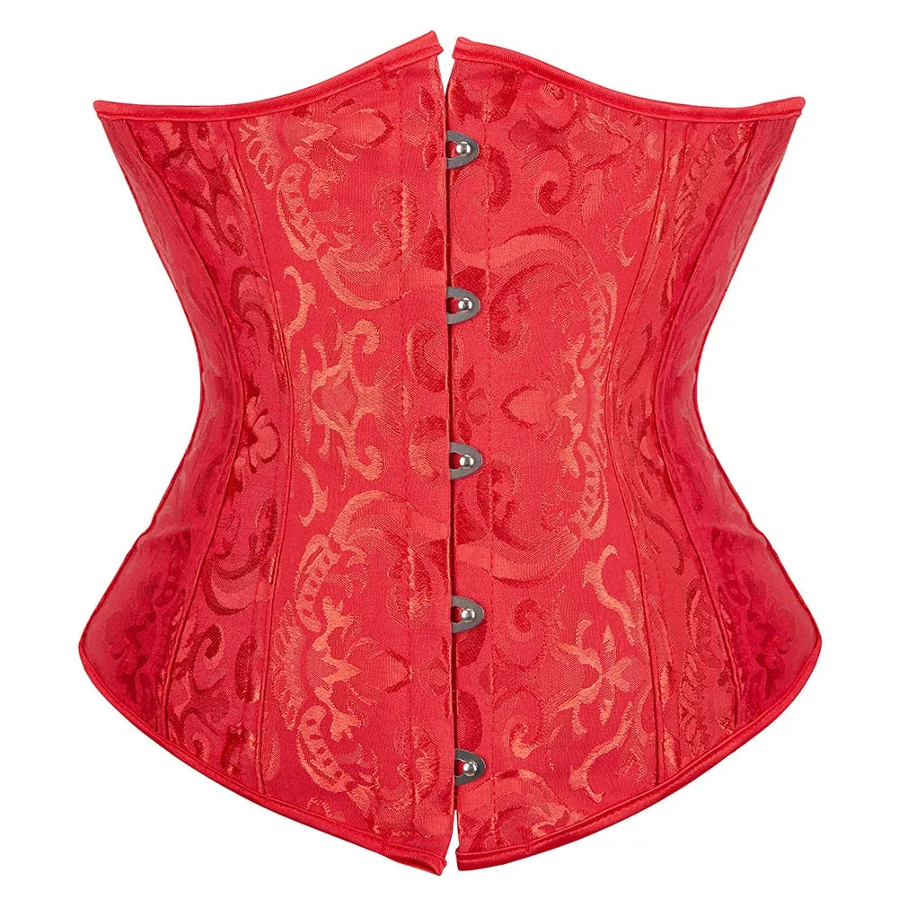Gothic Underbust Corset And Waist Cincher Bustiers Top Workout Shape Body Belt Plus Size Lingerie S-6xl