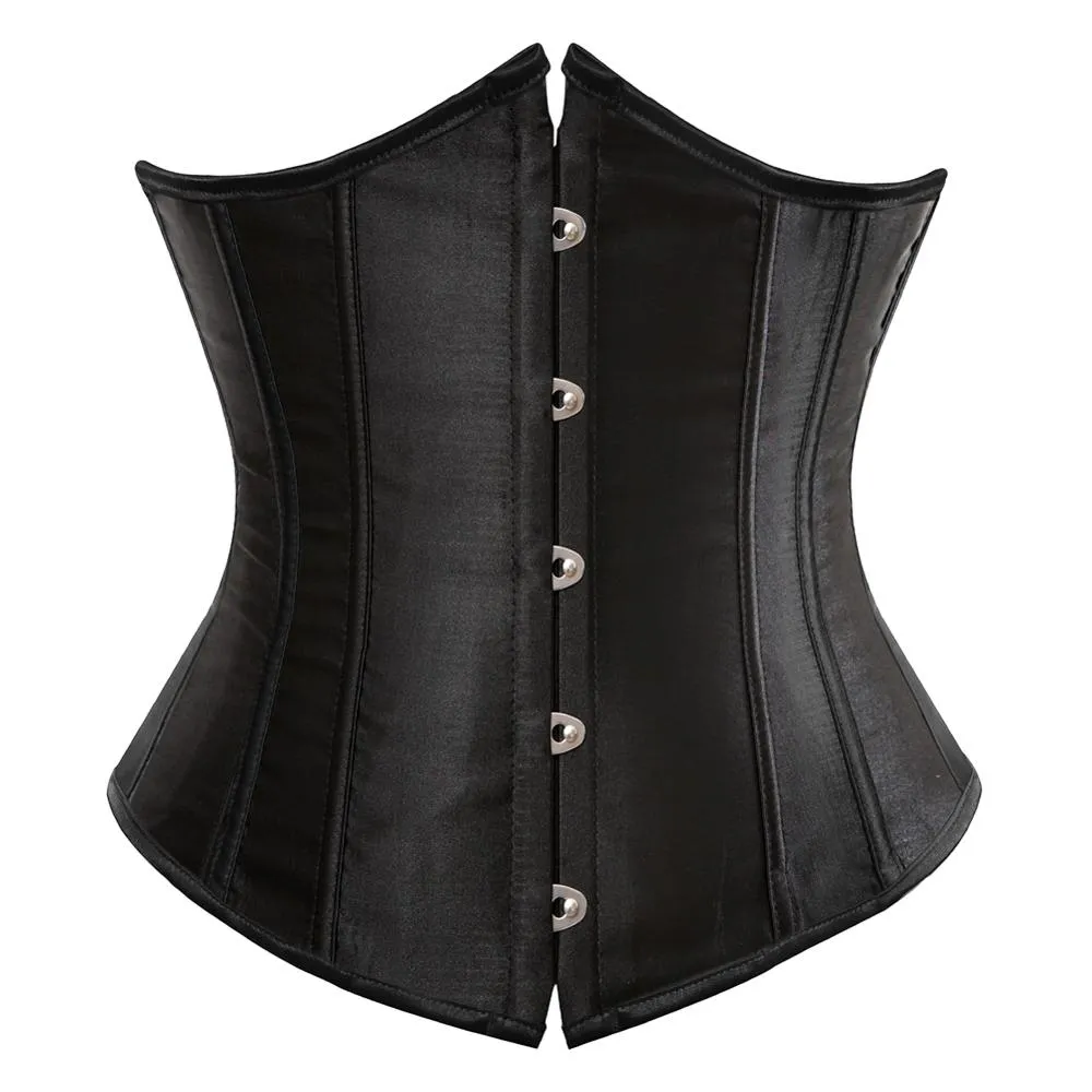 Gothic Underbust Corset And Waist Cincher Bustiers Top Workout Shape Body Belt Plus Size Lingerie S-6xl
