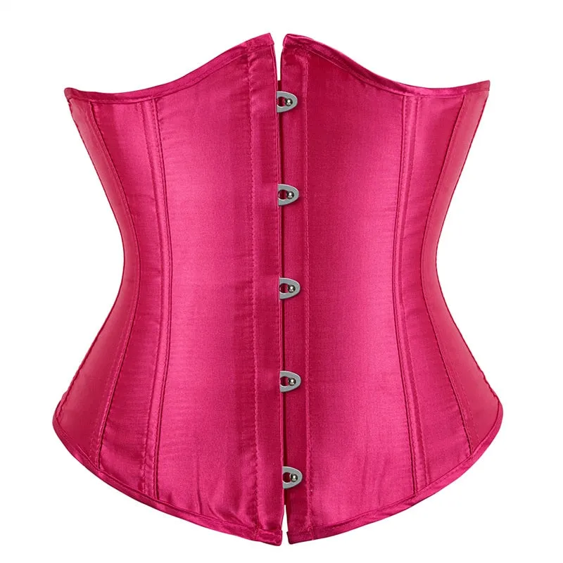 Gothic Underbust Corset And Waist Cincher Bustiers Top Workout Shape Body Belt Plus Size Lingerie S-6xl