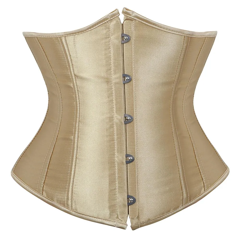 Gothic Underbust Corset And Waist Cincher Bustiers Top Workout Shape Body Belt Plus Size Lingerie S-6xl