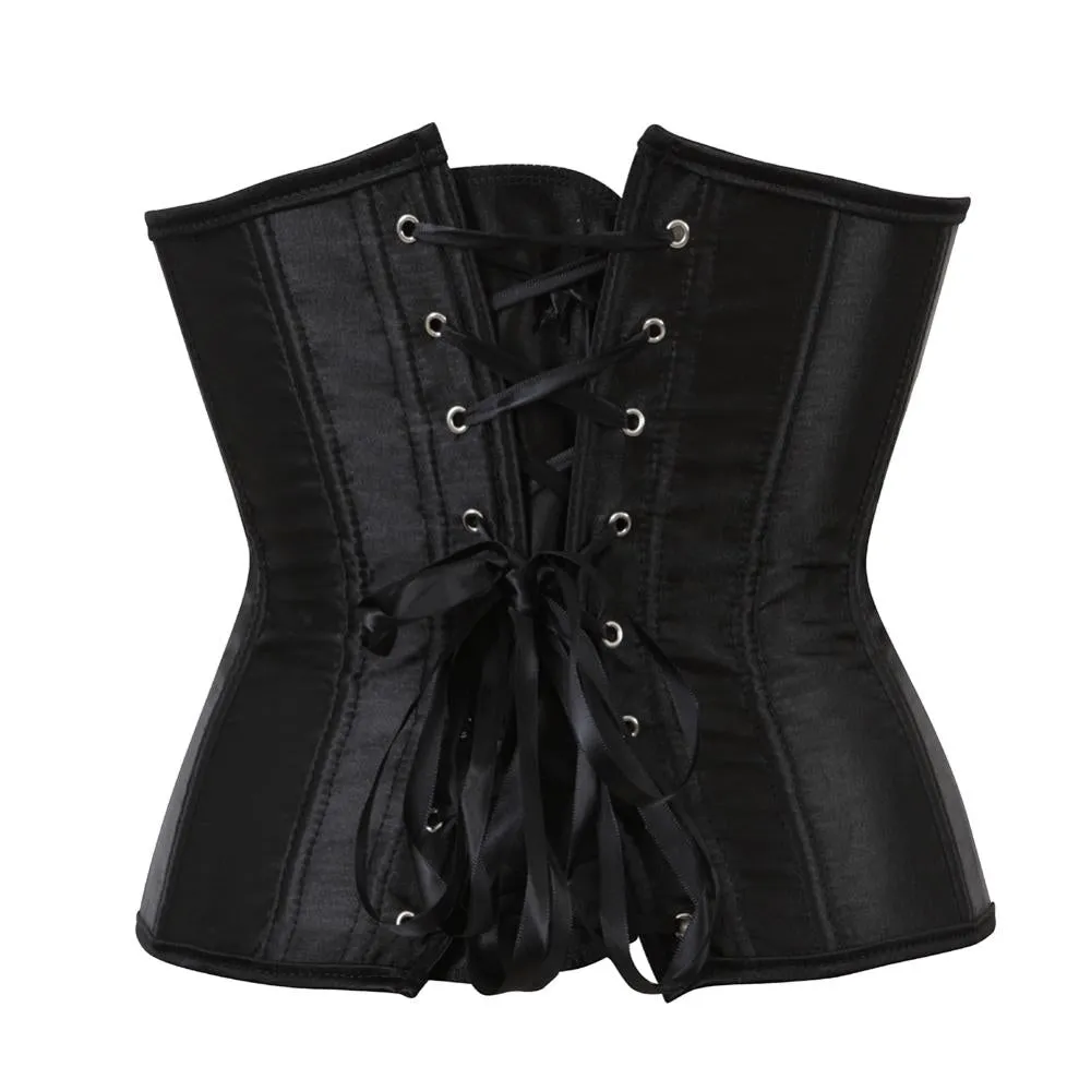 Gothic Underbust Corset And Waist Cincher Bustiers Top Workout Shape Body Belt Plus Size Lingerie S-6xl