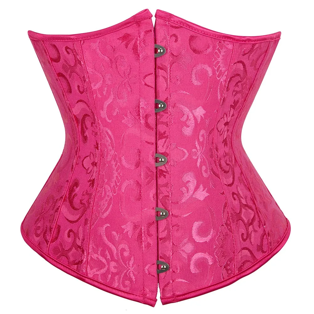 Gothic Underbust Corset And Waist Cincher Bustiers Top Workout Shape Body Belt Plus Size Lingerie S-6xl