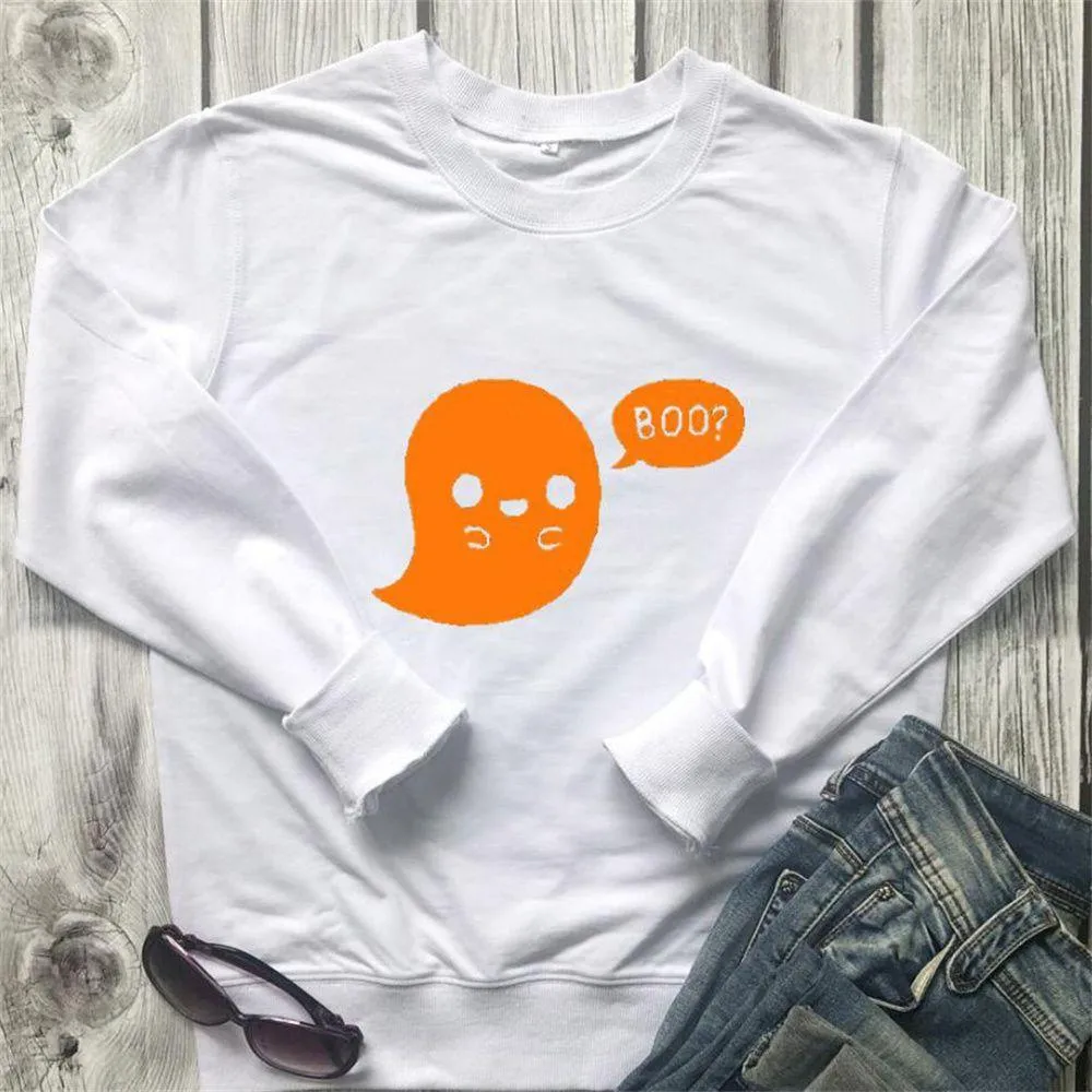 Graphic long Sleeve Shirts BOO