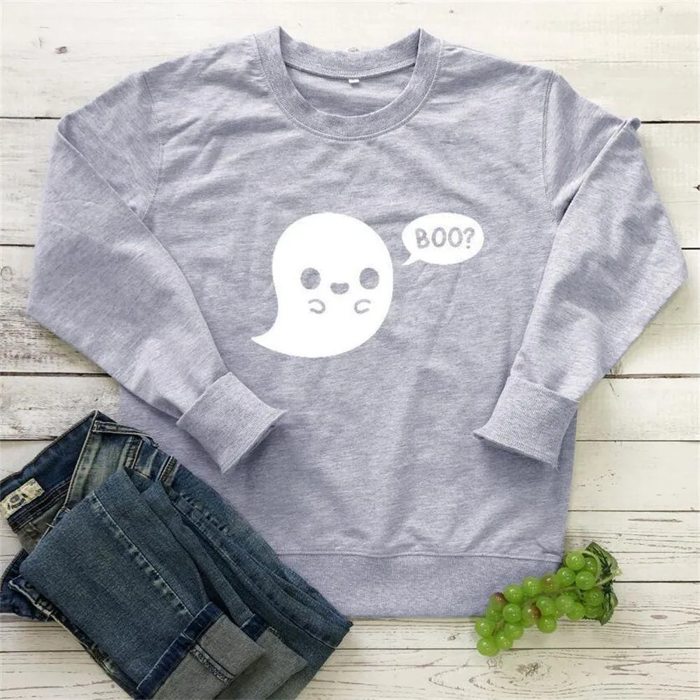Graphic long Sleeve Shirts BOO