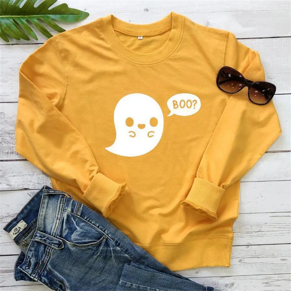 Graphic long Sleeve Shirts BOO