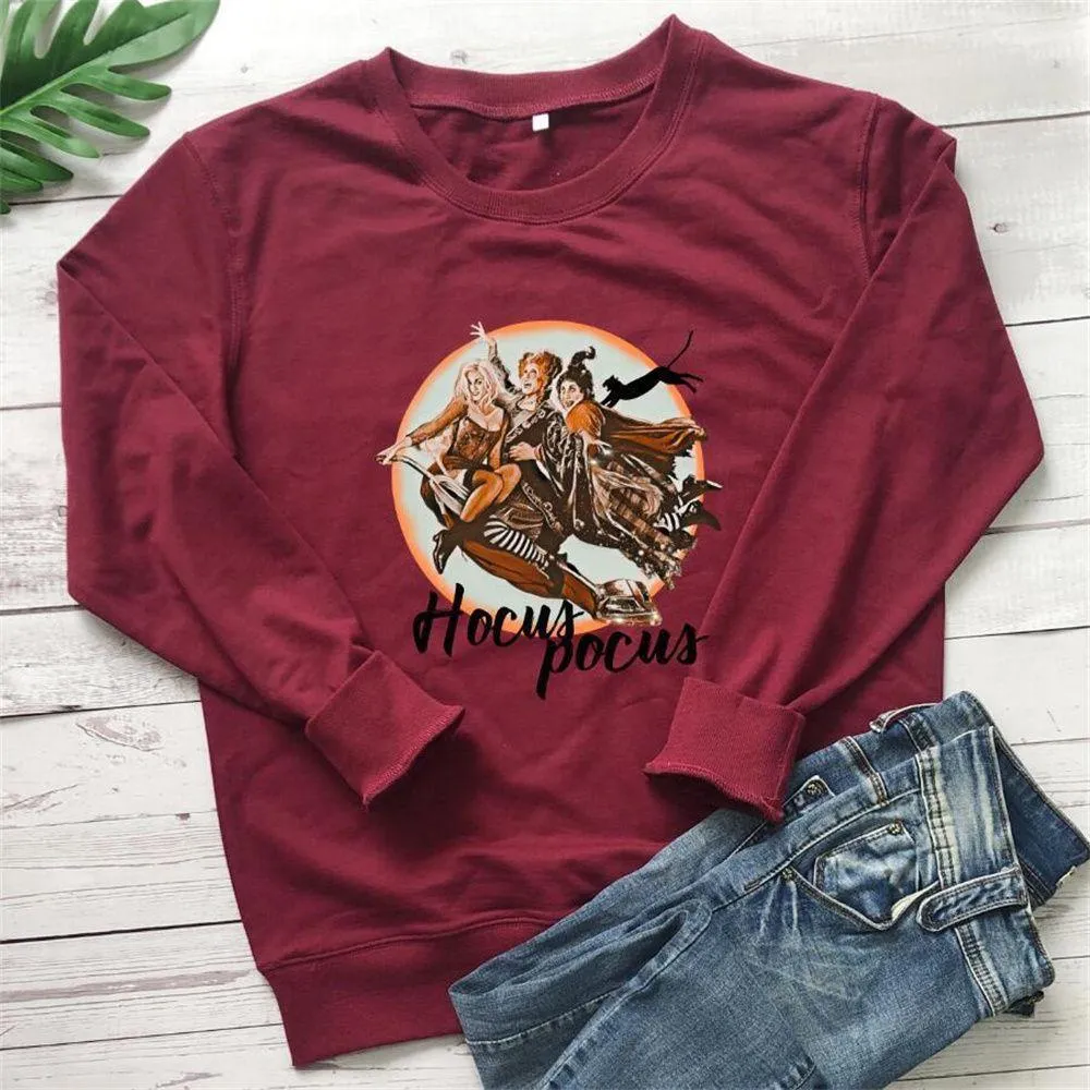Graphic long Sleeve Shirts Pocus