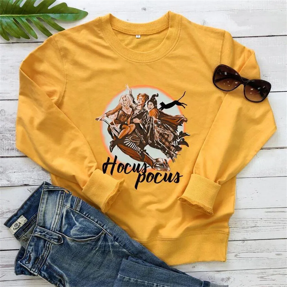 Graphic long Sleeve Shirts Pocus