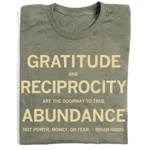 Gratitude and Reciprocity Brian Gibbs Quote