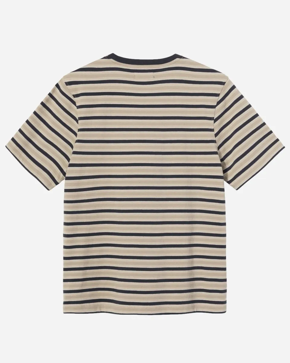 Griffin Stripe Crew - Khaki